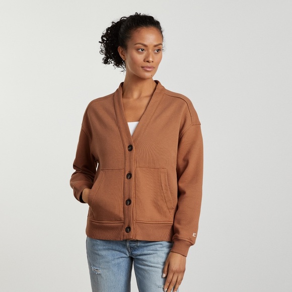 Everlane Jackets & Coats Everlane Organic Cotton Varsity Cardigan